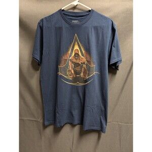 Assassin's Creed Origins Navy Graphic Tee Men Size Large NWOT